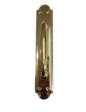 Manillon puerta placa laton pulido t704h  2774 - Suinplas