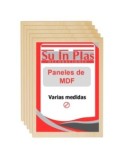 Tablero mdf 300x210x3mm (5ud x a4) corte laser - Suinplas