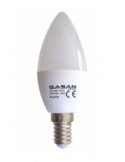 Bombilla led vela e-14 6w 6000k blanca - Suinplas