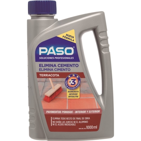 Elimina cemento terracota poroso 1000 ml - Suinplas