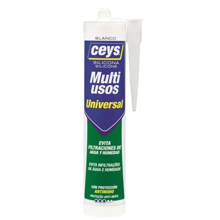 Silicona universal ceys blanca 280 ml - Suinplas