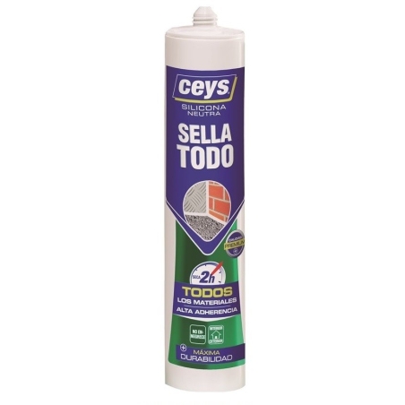 Silicona sellatodo cyes neutra secado xpress translucido...