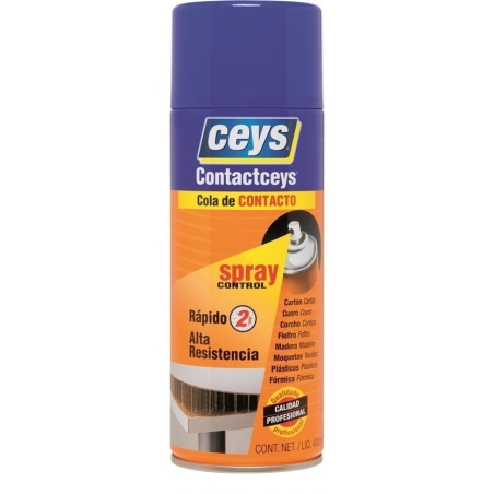 Pegamento cola de contacto ceys en spray control 400ml -...