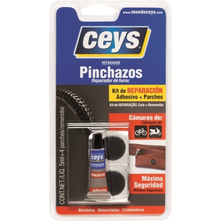 Reparador pinchazos ceys blister 6 unidades - Suinplas