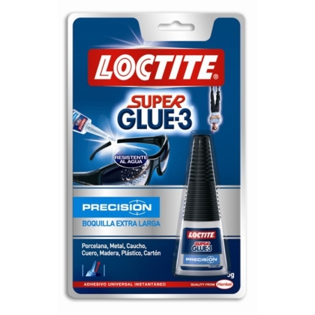 Pegamento adhesivo super glue-3 loctite precision 5 gramo...
