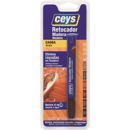 Retocador madera nogal oscuro ceys - Suinplas