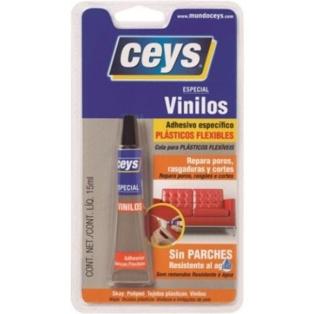 Ceys pegamento especial plasticos flexibles 15ml - Suinplas