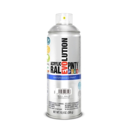 Spray evolution water barniz gloss 520cc - Suinplas