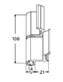 Bisagra ventana  serie europeo  derecha 2und - Suinplas