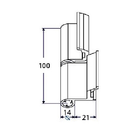Bisagra ventana  serie europeo  derecha 2und - Suinplas