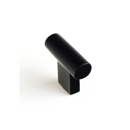 Tirador pomo laton negro mate 36mm - Suinplas