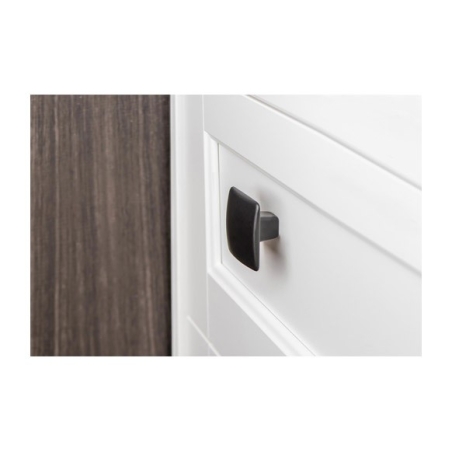 Pomo zamak para muebles negro mate 37mm - Suinplas