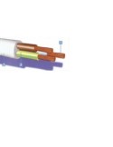 Cable manguera plana blanca 2x1 ml - Suinplas