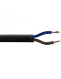 Cable manguera negro plano 2x1 ml - Suinplas