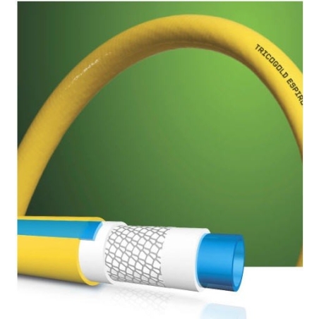 Manguera riego antitorsion amarilla 19mm ml - Suinplas