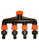 "Adaptador grifo 4 salidas pvc 3/4""-1"" - Suinplas"