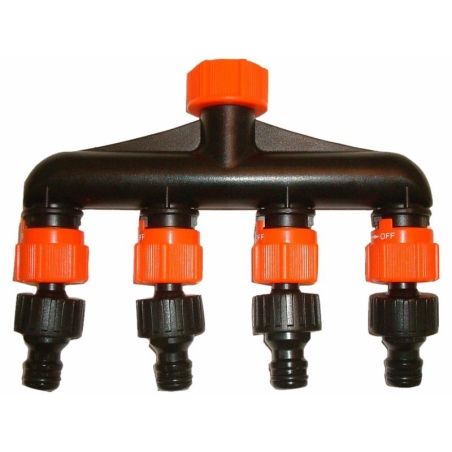 "Adaptador grifo 4 salidas pvc 3/4""-1"" - Suinplas"