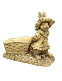Figura conejita cesto 50x45     - Suinplas