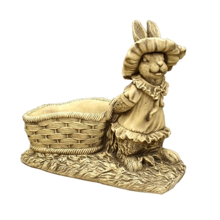 Figura conejita cesto 50x45     - Suinplas