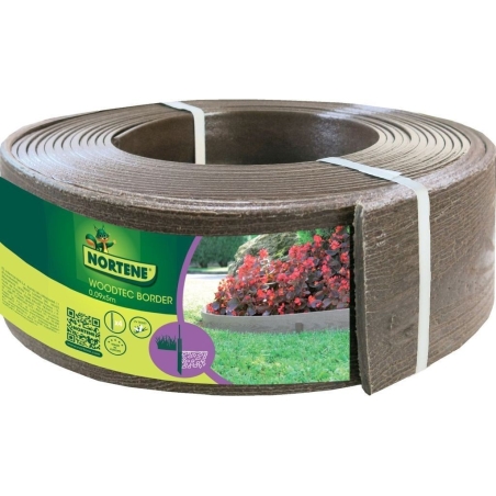 Bordura woodtec de 9cm x 5m - Suinplas