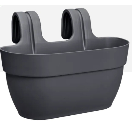 Maceta colgante doble vibia campana antracita - Suinplas