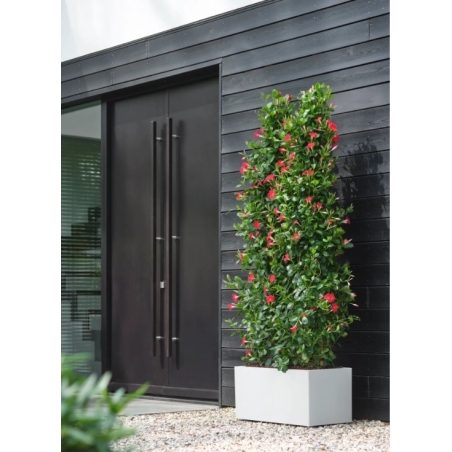 Jardinera rectangular 80cm blanco - Suinplas