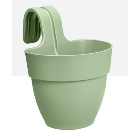 Maceta colgante unitaria vibia campana verde pistacho - S...