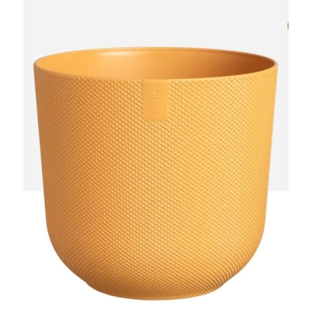 Maceta redonda jazz amarillo ambar 14cm - Suinplas