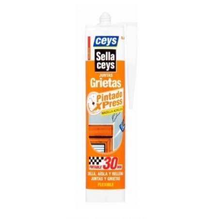 Sellador de grietas pintado xpress blanco 280ml ceys - Su...