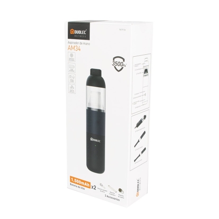 Aspirador de Mano DUOLEC AM34 120W Recargable 