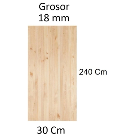 TABLERO DE MADERA MACIZA ALISTONADA DE PINO DE 18 MM VARIAS MEDIDAS 235006020 5,35 €