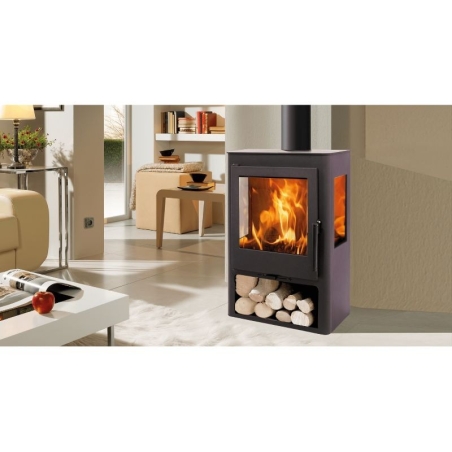 Estufa de leña panadero coral 3v ecodesign. - Suinplas
