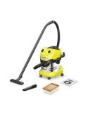 Aspirador Karcher WD4 S 20L acero 1000W seco humedo 