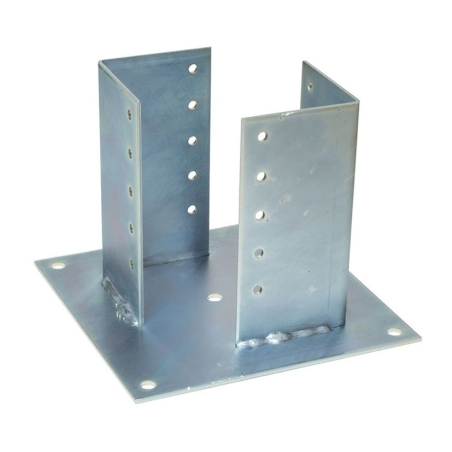 Soporte viga al suelo 100x10 placa 180x180 8 uds - Suinplas