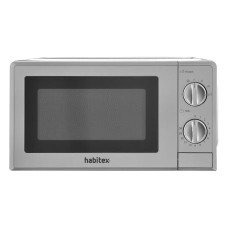 Microondas mecánico HABITEX CM20CN 20L 700W cromado 