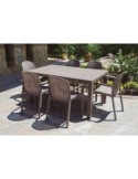 Silla bali marron - Suinplas