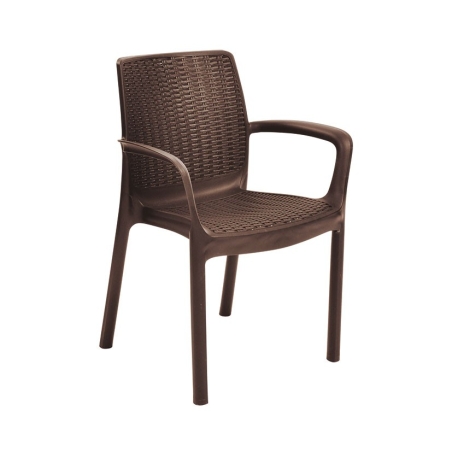 Silla bali marron - Suinplas