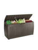 Arcon de resina keter hollywood marron 270l - Suinplas