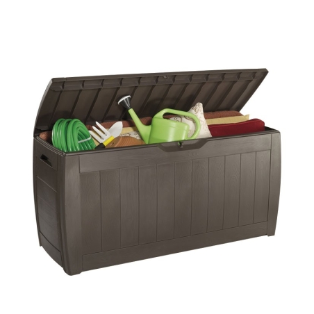 Arcon de resina keter hollywood marron 270l - Suinplas