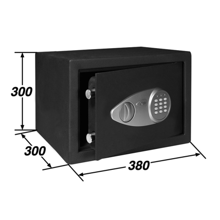 Caja fuerte sobreponer s.alpha 31x20xh30 cm - Suinplas