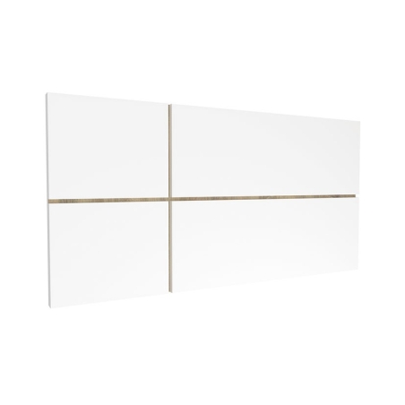 Cabecer0 cama 100 cm elsa blanco/fondo cambrian - Suinplas