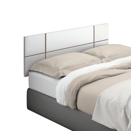 Cabecer0 cama 160 cm elsa blanco/fondo cambrian - Suinplas