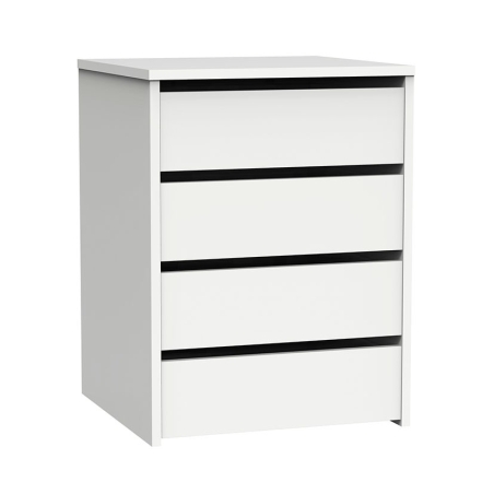Cajonera 4 cajones blanco brillo - Suinplas