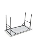 Mesa plegable con asa 122x59 resistente 