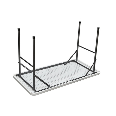Mesa plegable con asa 122x59 resistente 