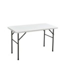 Mesa plegable con asa 122x59 resistente 