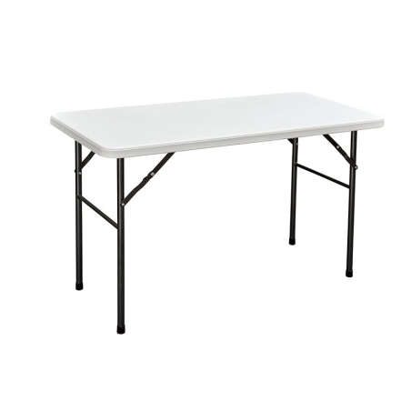 Mesa plegable con asa 122x59 resistente 
