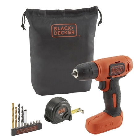 Taladro atornillador BLACK+DECKER BDCD8GPA-QW 12V 
