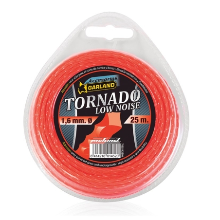 Hilo nilon desbrozadora garland tornado  1,6 mm  25 m - S...