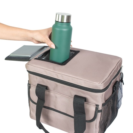 Nevera termica flexible habitex 15 l. caqui  fuji - Suinplas